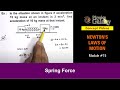 Spring Mechanics and Forces