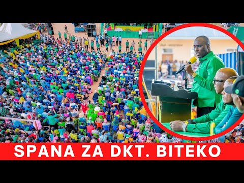 DKT. Biteko acharuka AUWASHA MOTO HUU GEITA, Awapiga Spana "CCM HATUNA HURUMA TUNABENA VYOTE"