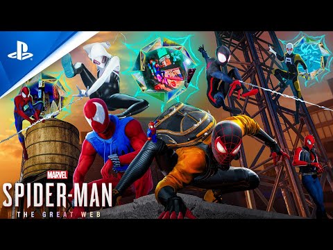 Spider-Man: The Great Web - Spider-Verse Multiplayer Gameplay | Spider-Man PC Concept (Mods)