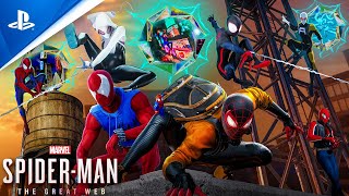 Spider-Man: The Great Web - Spider-Verse Multiplayer Gameplay | Spider-Man PC Concept (Mods)