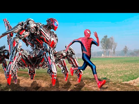 Homem Aranha e o Transformers Aranha - Filme Completo 1 hora 2026