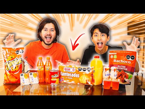 ¡COMIENDO NARANJA 24 HORAS! - BROLAND