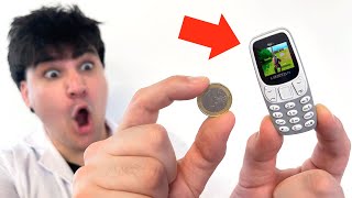 COMPREI O MENOR SMARTPHONE DO MUNDO! SERÁ QUE FUNCIONA?