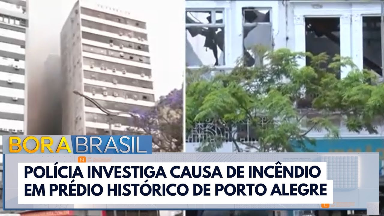 Polícia investiga causa de incêndio em prédio histórico de Porto Alegre RS TV Online Polícia investiga causa de incêndio em prédio histórico de Porto Alegre RS