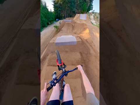 POV: THE DREAMIEST SET OF DIRT JUMPS EVER! ❤️‍🔥 #mtb #bikes #biking #bmx #fail