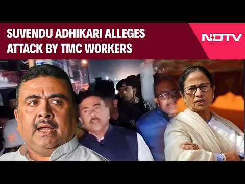 Suvendu Adhikari Alleges Attack By TMC Workers, Sits On Dharna In Police Station