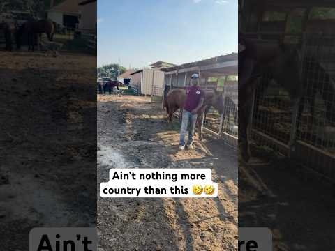 Ain’t nothing more country than this 🤣🤣 jusranching➡️tiktok