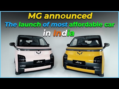 Two Door Electric Car From MG Motors India | MG AIR EV | Latest Electric Car | Electric Vehicles