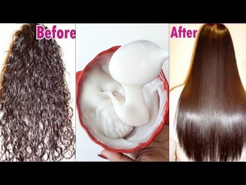 20 मिनट में बालो को हमेशा के लिए सीधा करने का तरीका। Permanent Hair Straightening at Home Naturally
