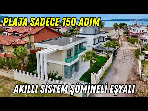 Nadir Denk Gelen Denize Sadece 150m Mesafede Tam Müstakil Eşyalı 3+1 Sıfır Villa / No:407