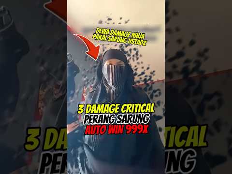 JURUS DAMAGE CRITICAL NINJA PERANG SARUNG BULAN PUASA RAMADHAN SERU USTADZ #shortvideo #shorts