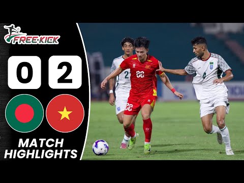 Bangladesh 0-2 Vietnam | Match Highlights | AFC U-23 Asian Cup Qualifiers