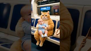“A Day in the Life of Mama Orange Cat”#OrangeCat #CuteBaby #WholesomeMoments #meow #story