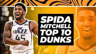 DONOVAN MITCHELL TOP 10 DUNKS Of His Career