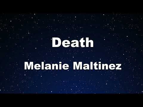 Karaoke♬ DEATH – Melanie Martinez 【No Guide Melody】 Instrumental, Lyric
