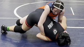 Girls Folkstyle Wrestling: Caylee Preston Gwinnett Games Pin