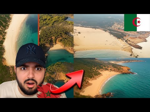 أول مرة مغربي يشوف شواطئ الجزائر… وكانت المفاجأة 🔥🇩🇿🇲🇦