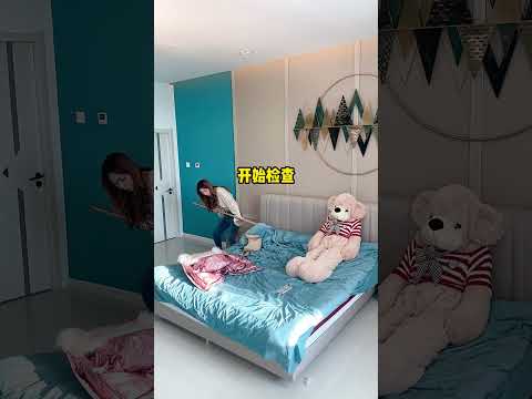 女友的应激反应!#搞笑 #女汉子#反转