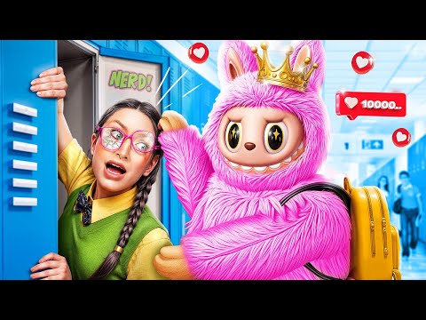 Как стать куклой ЛАБУБУ? Экстремальное Преображение в Лабубу Колледже!