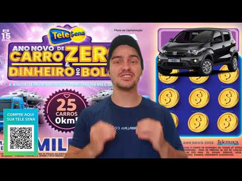 SORTEIO DA TELE SENA - PROMOÇÃO É DIA DE CARRO ZERO 09/01/25