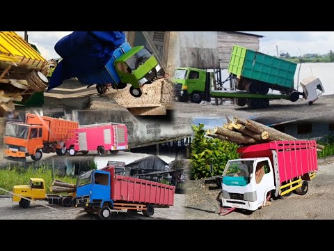 Kumpulan Komplikasi Truk Kecelakaan dan Trouble versi miniatur truk