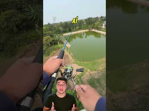Esse cara decidiu pescar onde não devia #pescaria #lagoa #peixes