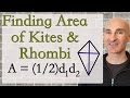 Diagonals in Kites and Rhombuses
