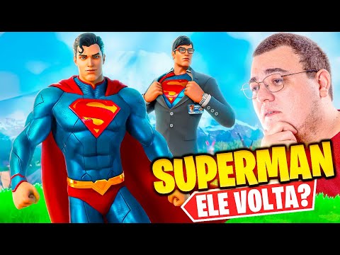 EU ACHO QUE O SUPERMAN VAI VOLTAR COM UMA NOVA SKIN NO FORTNITE