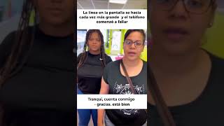iPHONE con una LÍNEA en el medio después de caerse un par de veces😱 #shorts #apple #iphone
