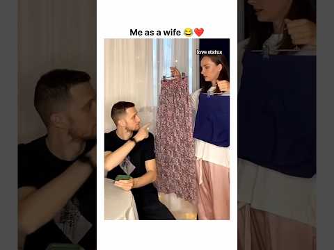 Me as a wife ๐โค๏ธ|| #funny #shortvideo #funnyvideo #status #couple #shorts