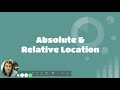 Absolute and Relative Location Concepts