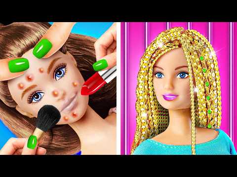 ¡Barbie está en la Cárcel! Cambio de Imagen Extremo: Muñeca Rica VS Pobre | Kaboom Zoom