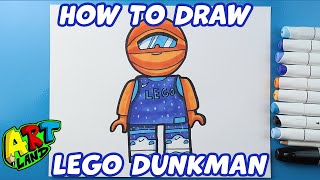 How to Draw Lego Nike Dunkman