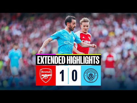 Late deflected strike seals defeat for City | Arsenal 1 - 0 Man City | EXTENDED HIGHLIGHTS