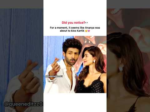 Love their chemistry ๐๐ #kartikaaryan #ananyapanday #bollywood #shorts #viralvideo