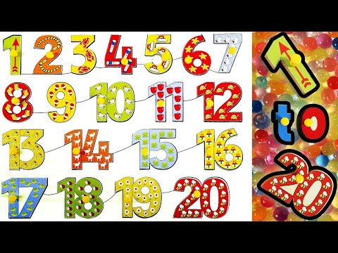 Learn Counting 1 to 20 with Toys for Kids