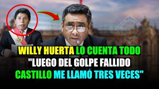 🔴 EN VIVO | DECLARACIÓN CLAVE DE WILLY HUERTA TRAS EL GOLPE | 31/10/25