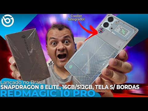 REDMAGIC 10 Pro | O 1º SNAPDRAGON 8 ELITE do BRASIL! E Por 4999 Reais! Uboxing e Impressões