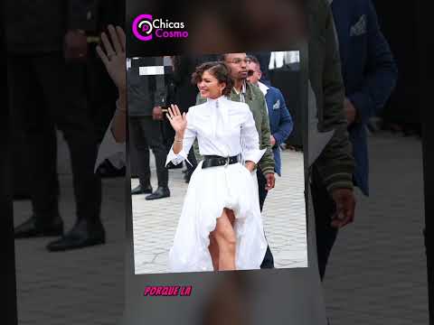 Zendaya reaparece con look nupcial confirmando los rumores de su boda#chisme #noticias