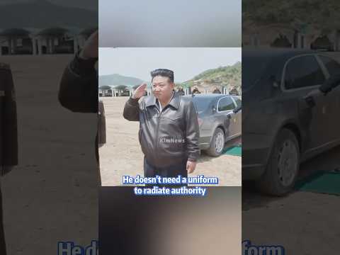 He doesn’t need a uniform to radiate authority  #kimjongun #northkorea #shorts