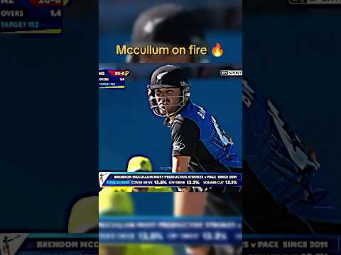Mccullum on Fire 🔥#shorts #shortsfeed #shortvideo #cricket #brendonmccullum #mitchellstarc