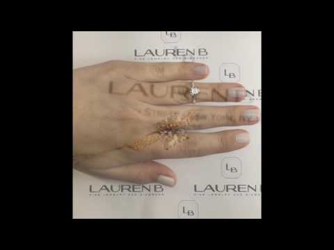 1.20 ct Cushion Cut Two-Tone Ring