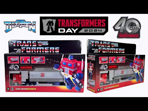 DIA-UNBOXING TRANSFORMERS 40TH ANNIVERSARY RETRO G1 OPTIMUS PRIME