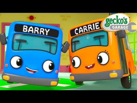 Bus Buddies | Gecko's Garage Songs｜Kids Songs｜Trucks for Kids