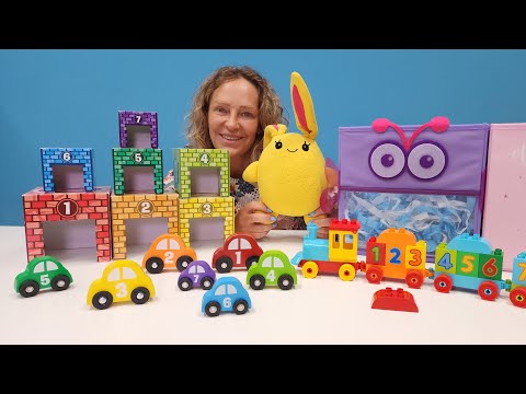 Zahlen Lernen leicht gemacht - Plüschhase Lucky macht ein spaßiges Zahlenspiel - Video mit Nicole
