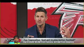 Dan Orlovsky CONFIDENT Tua Will START For Atlanta Falcons? 🤯 | NFL LIVE