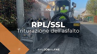 Video - FAE RPL/SSL -Fresa stradale FAE con rotore a utensili fissi per fresatura asfalto