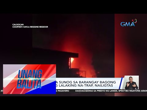 Babae Patay Sa Sunog Sa Barangay Bagong Barrio Batang Lalaking Na