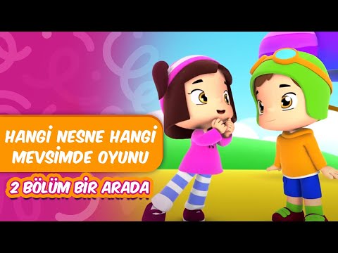 Hangi Nesne Hangi Mevsimde Oyunu🌞☔ Leliko ve Pisi İle 2 Bölüm Bir Arada | Düşyeri