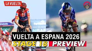 Vuelta a Espana 2026 Stage 18 Preview - Can Primoz Roglic Destroy Enric Mas' LEAD in the Time Trial?